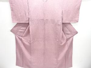 未使用品　縮緬地疋田模様小紋着物